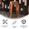 Flash Furniture 30" Orange Metal Stool-Teak Poly Seat CH-31320-30-OR-PL2T-GG - alternate 8